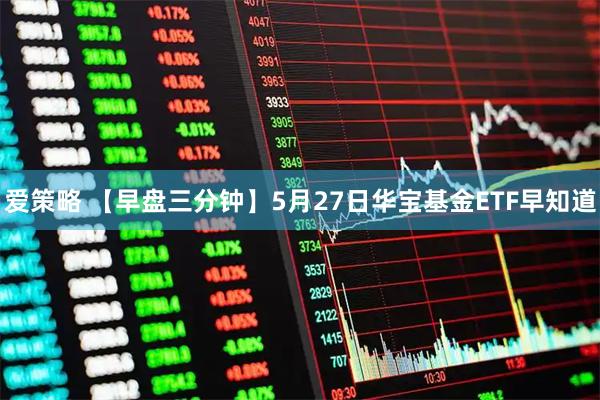 爱策略 【早盘三分钟】5月27日华宝基金ETF早知道